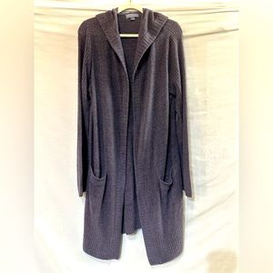 NWOT - Barefoot Dreams CozyLight Chic High-Low Open Front Long Cardigan - Large
